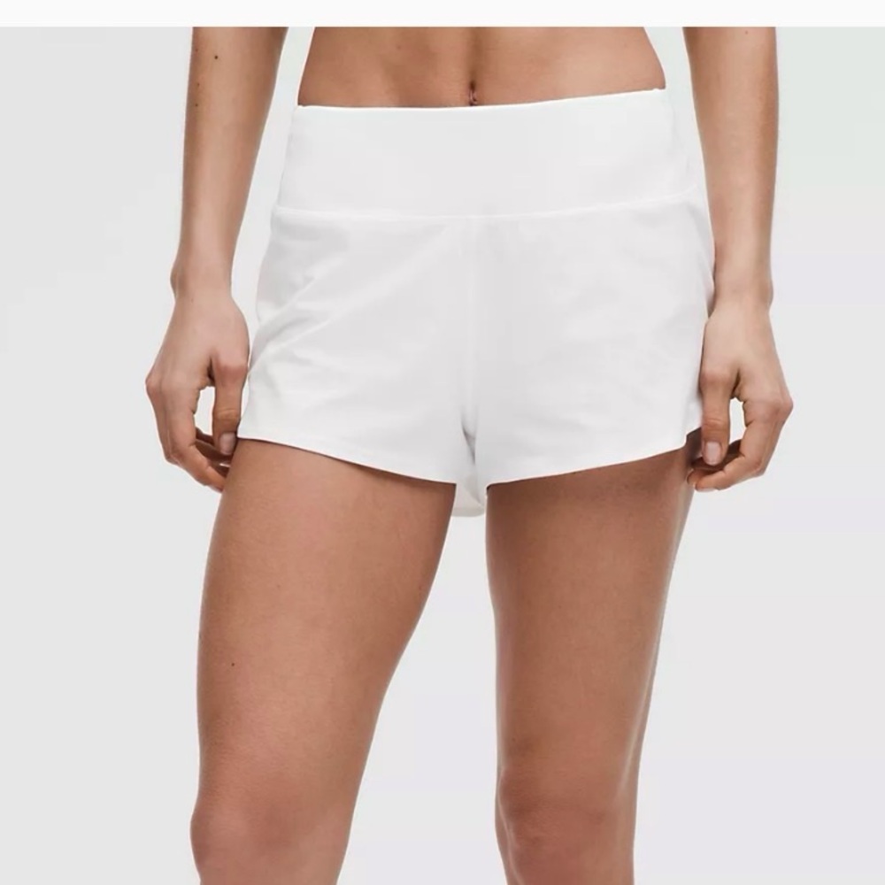 Lululemon speed  high waist 2.5 inch shorts size 8